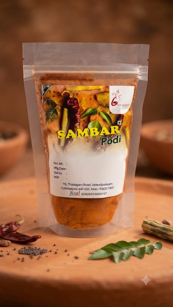 Sambar Podi — Brahmin made, sattvic