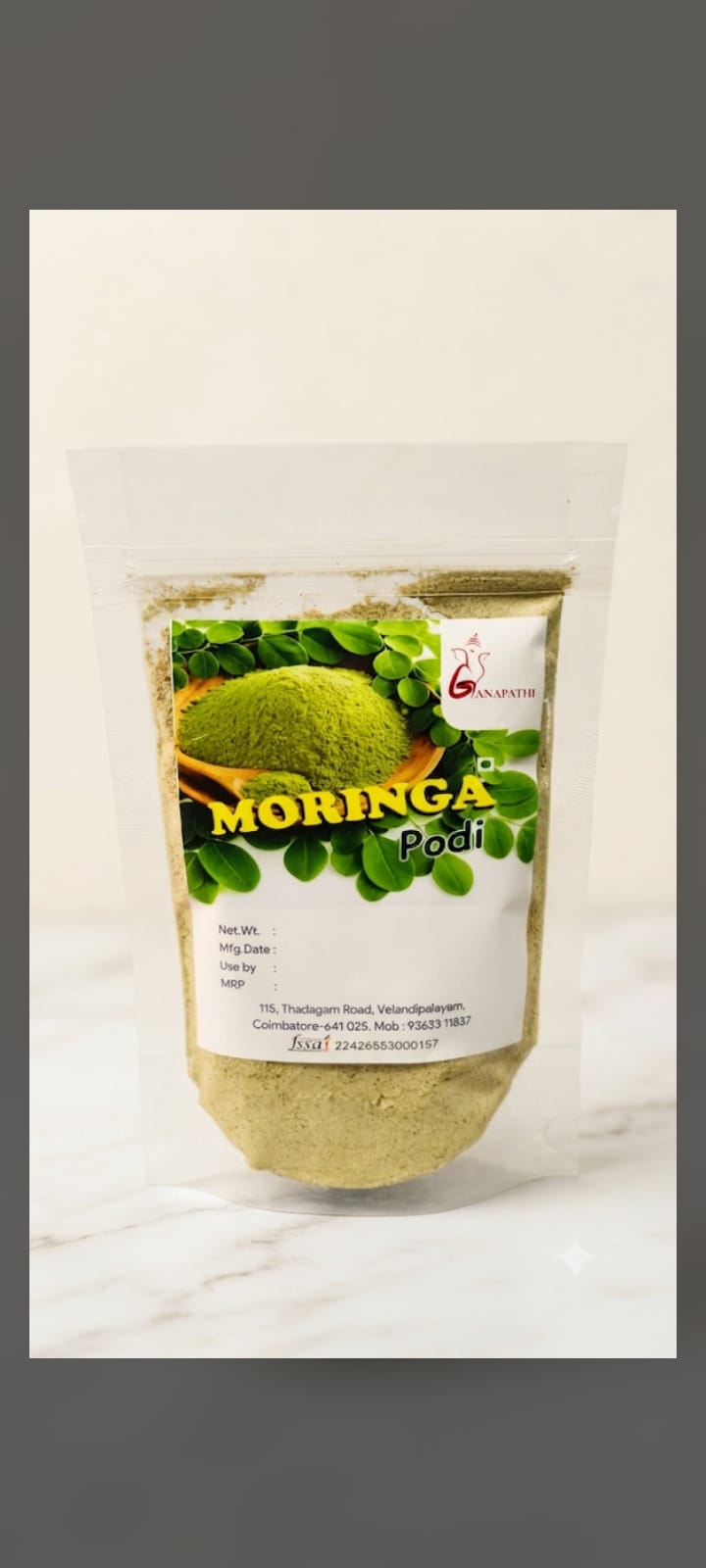 Moringa (Murungai) Podi — Brahmin made, sattvic