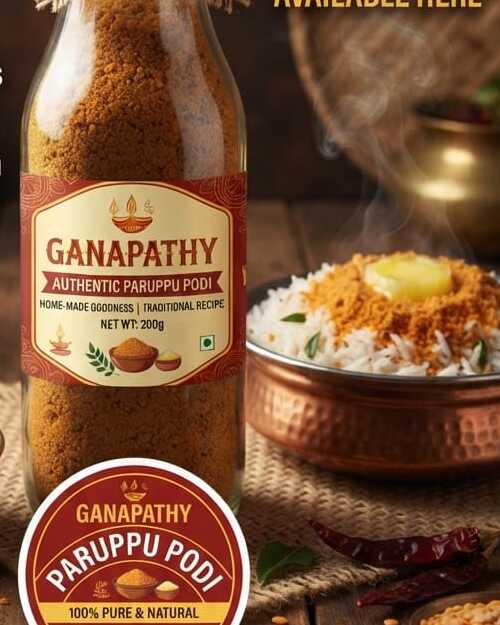 Paruppu Podi — Brahmin made, sattvic