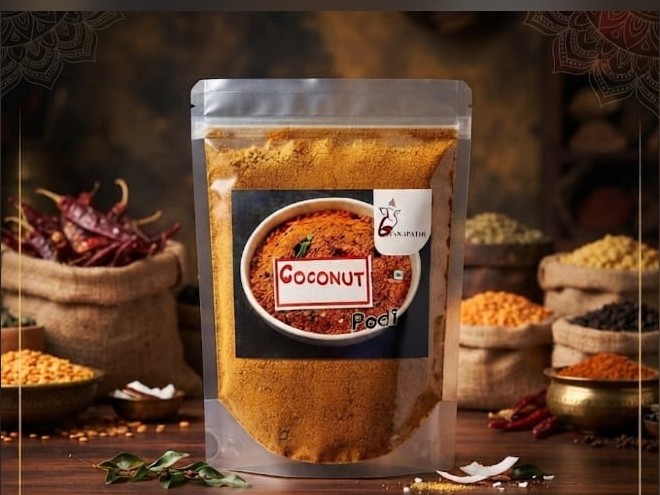 Coconut Podi — Brahmin made, sattvic